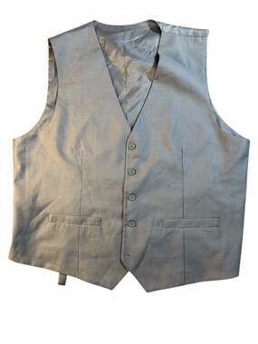 New Braveman Men's Model M300 Gray Suit Separates Dress Vest - Size 46R